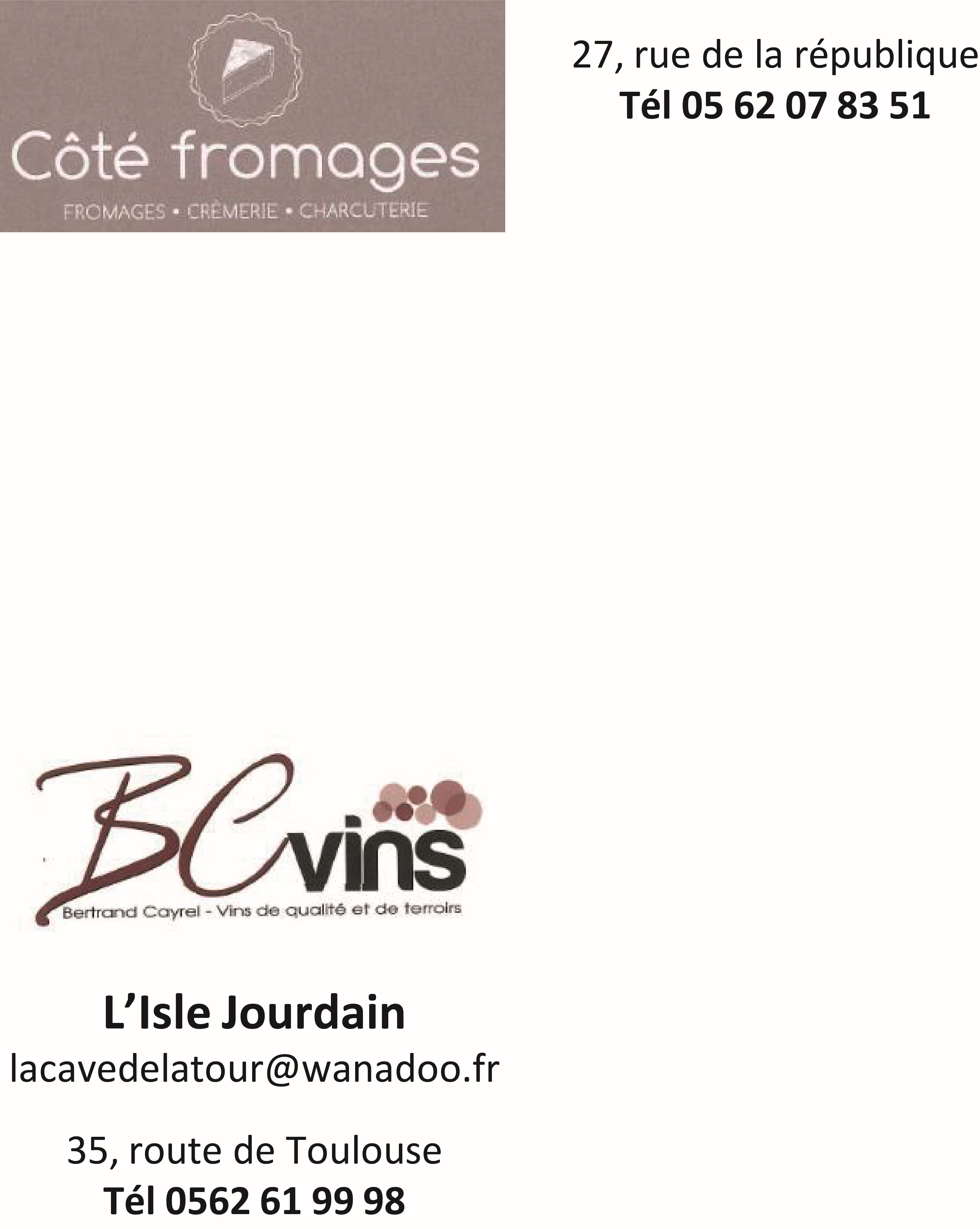 BC Vins et Côté Fromages